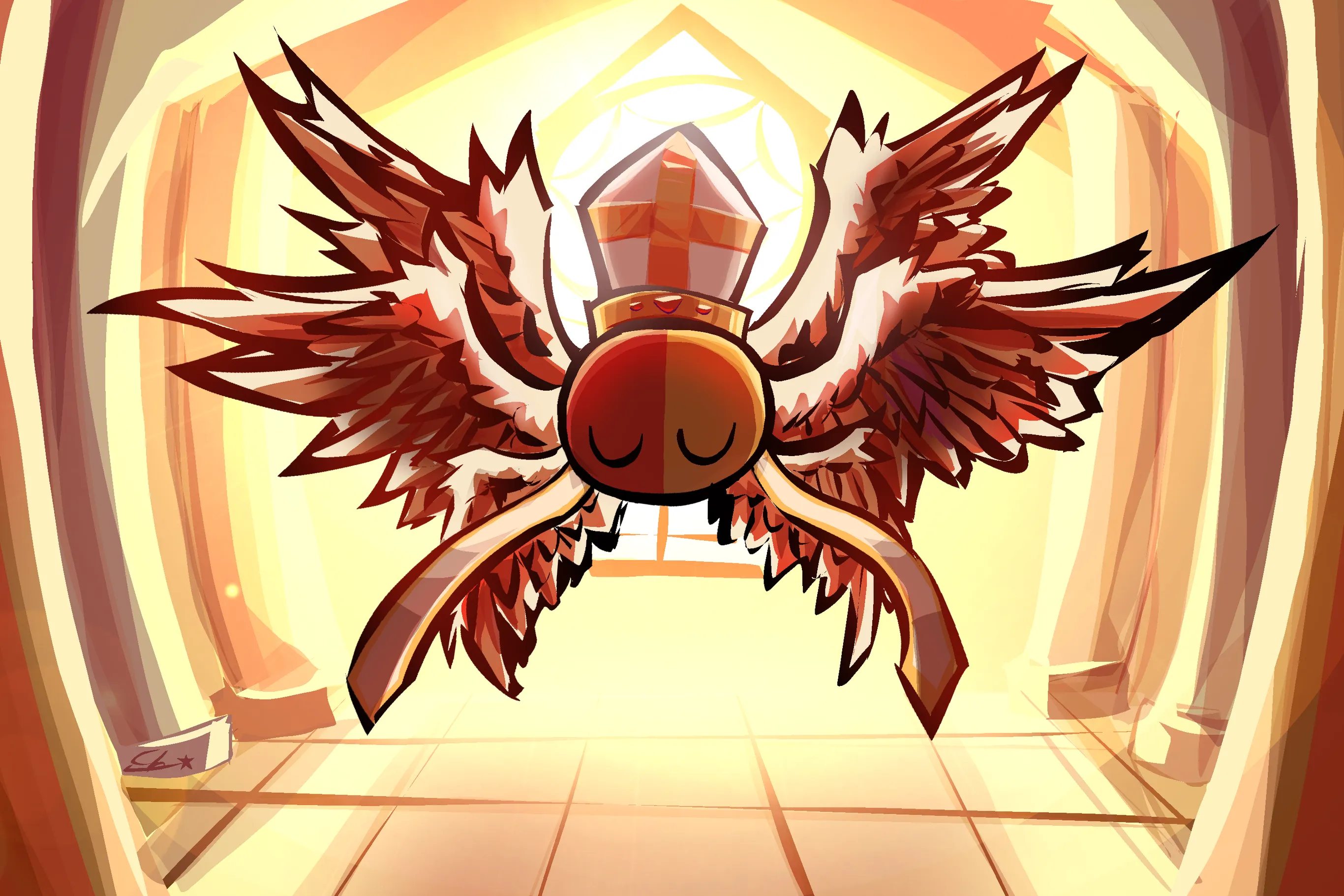 Mosaic Seraphim Papal States