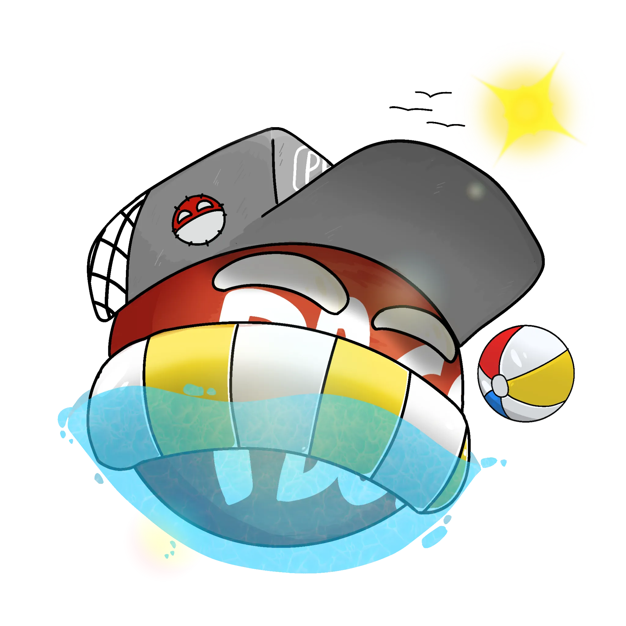 Summer Splash Polandball Go