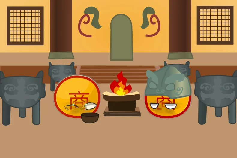 Bronze Cauldron Shang Dynasty